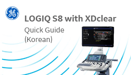 LOGIQ S8 with XDclear Quick Guide - KOREAN