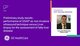 LIVER - Preliminary study results: performance of UGAP as non-invasive ultrasound technique versus Liver biopsy for the assessment of fatty liver disease